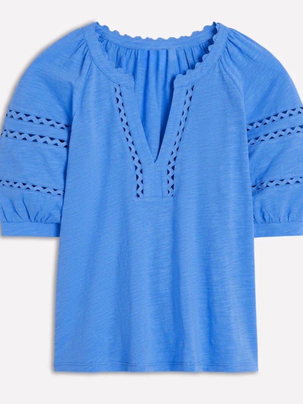 Boden Maisy Rikrak Trim Top - Picture 1 of 9